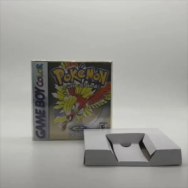 Pokemon Series Blue/Crystal/Gold/Green/Red/Silver/Yellow GBC Game in Box with Manuals for Video Game Cartridge USA Version
