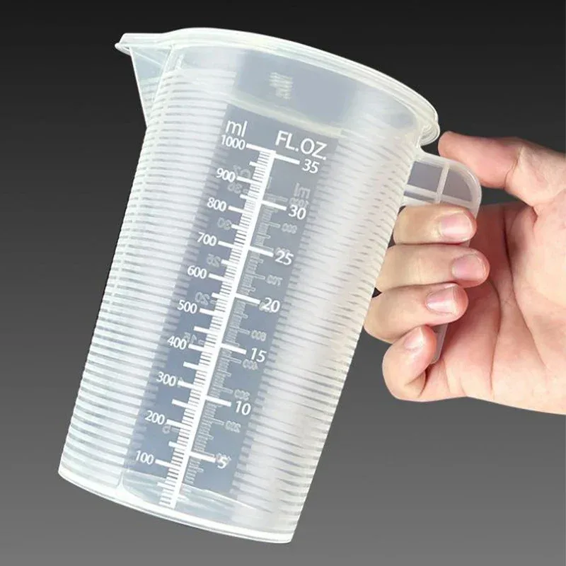 Misurino in plastica addensata da 100-5000 ml con bilancia Misurino per uso alimentare Misurino sperimentale Bicchiere in plastica