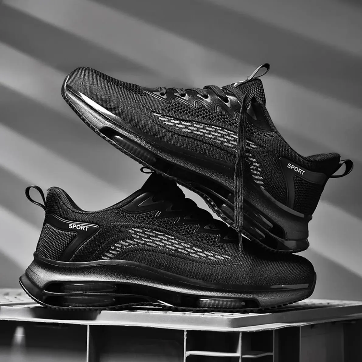 Men Basketball Shoes Platform Sneakers Casual Walking Sports Shoes Leather Trainer Athletic Footwear