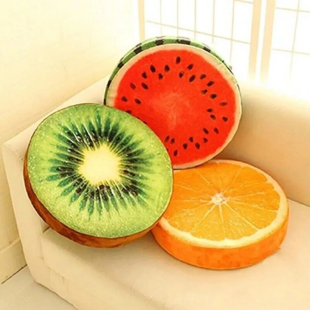 Soft Kindergarten Garden Dining Outdoor Funny Chair Cushions Seat Pads Round Pillow Fruit Seat Pads