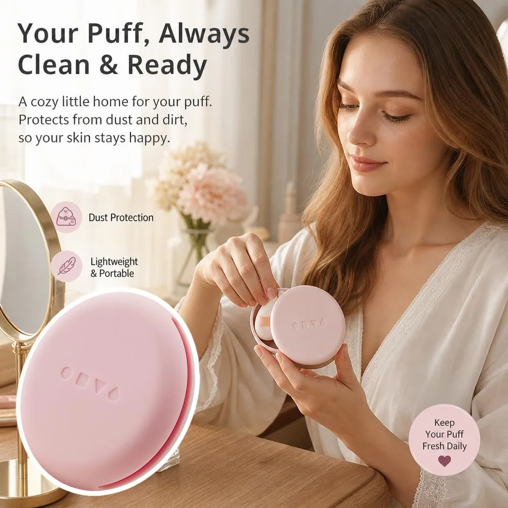 Silicone Cosmetic Brushes Storage Bag Travel Makeup Brush Holder Makeup Sponge Case Portable Makeup Tools Organizer