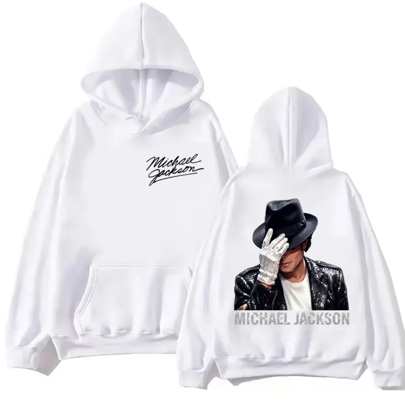 Limited Michael Jackson Classics Hoodie Men Women Fashion Punk Rock Pullovers High Quality Fleece Long Sleeve Hooded Sweatshirts