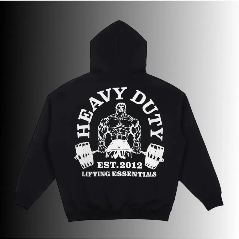 Wake The Beast Printed Men's and Women's Cotton Hoodies Without Drawstring Loose Warm Sweater Long Sleeve Plush Pullover