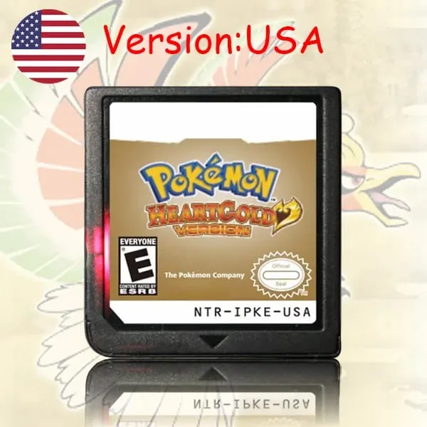 NDS Game Cartridge Pokemon Series Platinum Pearl Diamond HeartGold SoulSilver USA/EUR/FRA/ITA/NOE/AUS/ESP Version for NDS