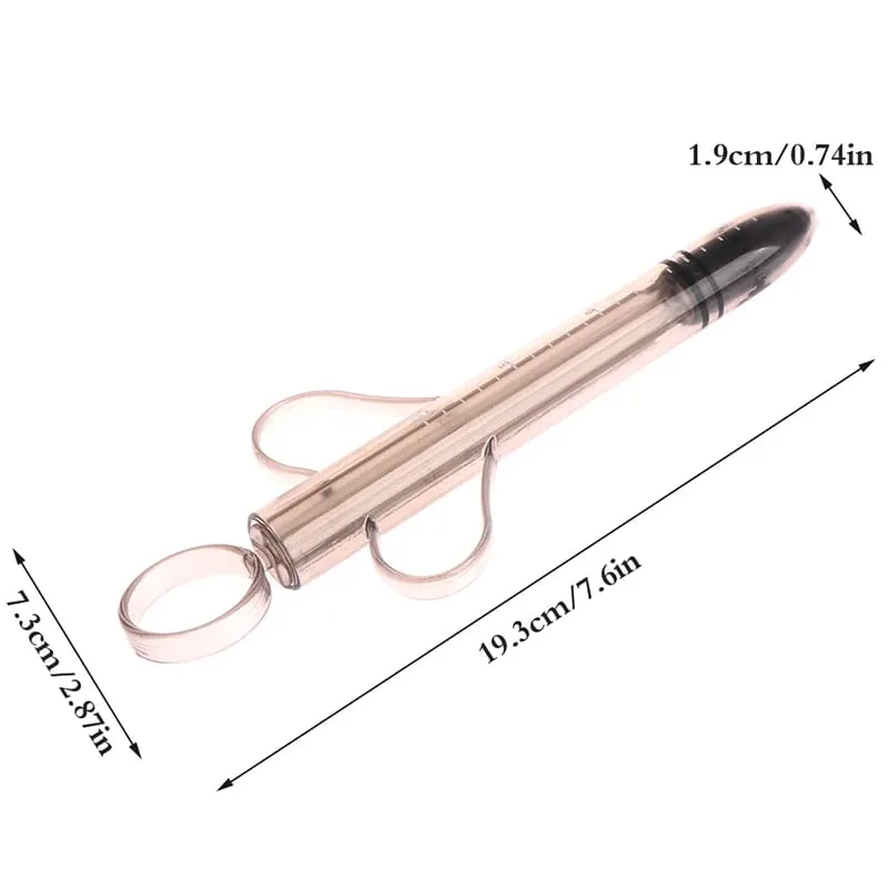 1 pçs 20ml lubrificação brinquedos sexuais limpos para casais ânus lubrificante enemator vagina óleo lubrificante seringa de injeção ferramentas brinquedos sexuais