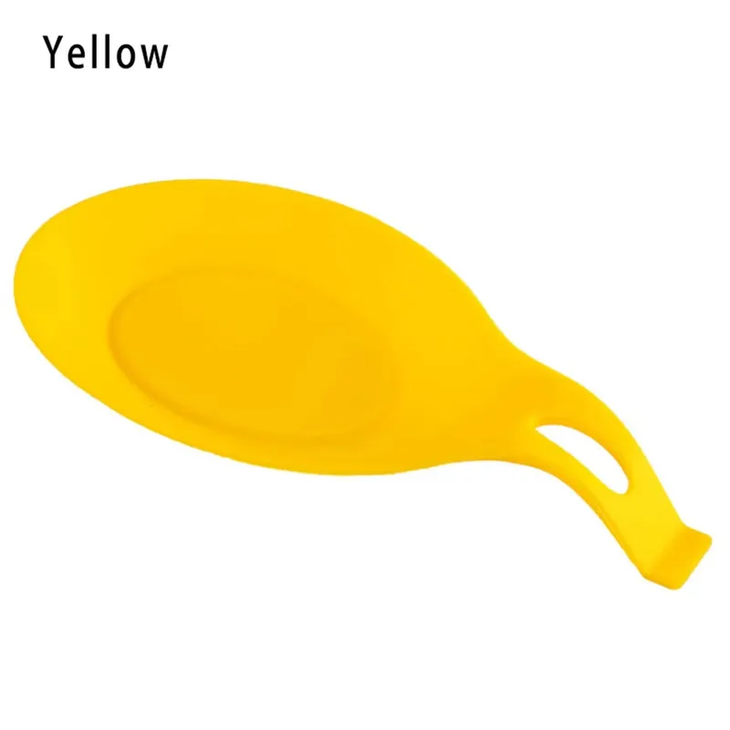 1PC Heat Resistant Silicone Spoon Shelf Chopstick Tray Pot Holder Stove Organizer Utensil Spatula Holder Spoon Pad Kitchen Tool
