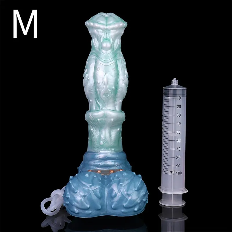 Large Squirting Horse Dildo Silicone Anal Plug Female Masturbator Prostate Massager Long Penis Adult Sex Toys for Women Men