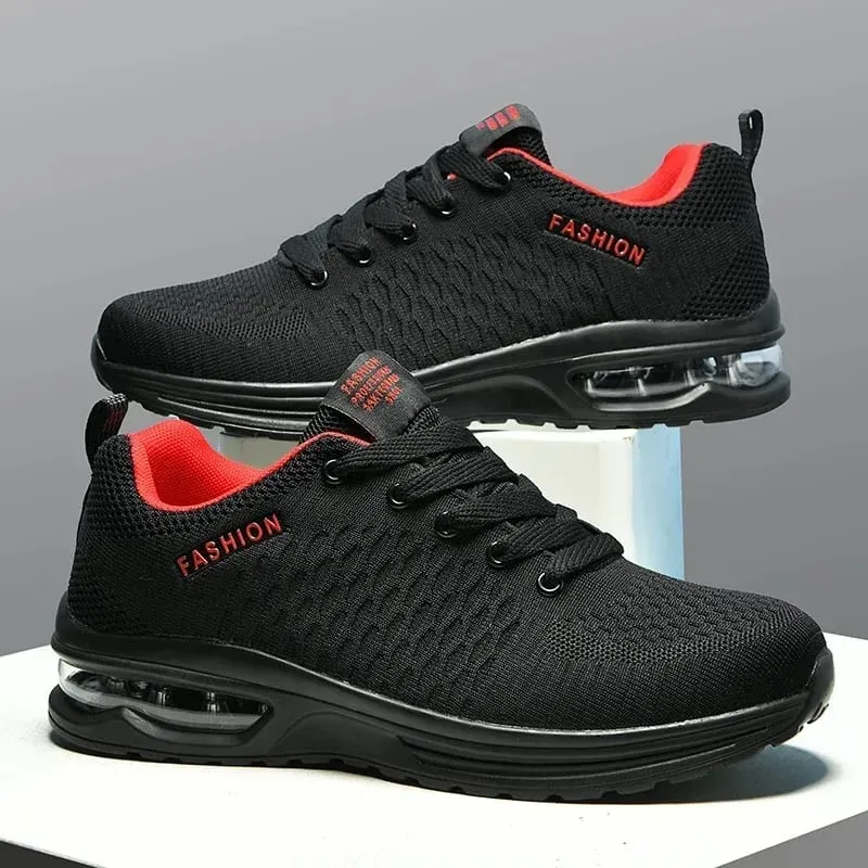 Mens Running Shoes Outdoor Sports Casual Mesh Tennis Shoes Lace-up Lightweight Gym Jogging Shoes for Men 2025 New Male Sneakers