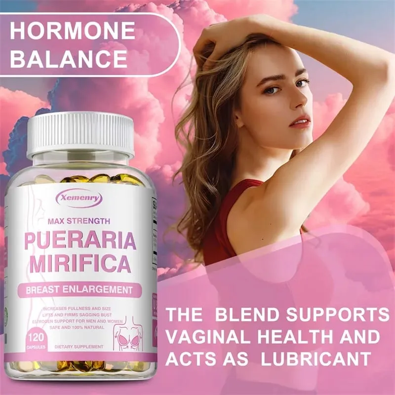 Pueraria Mirifica - Supports Overall Female Health Promotes Breast Development Balances Estrogen Metabolism Non-GMO