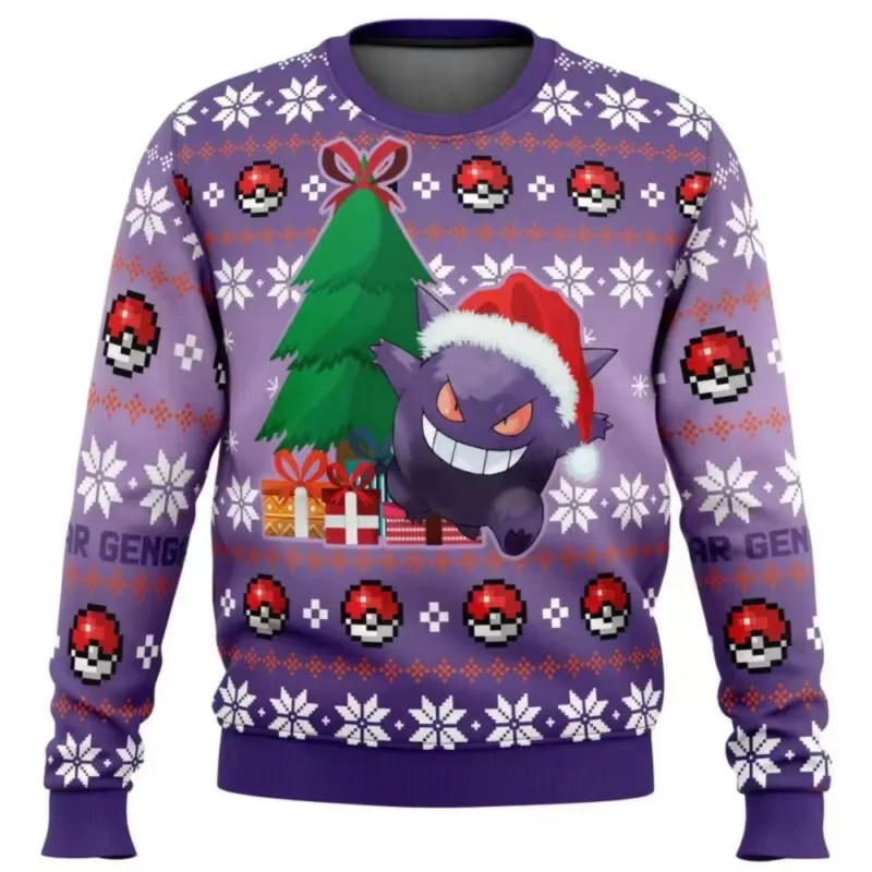 Sudadera con capucha de Pokémon Pikachu para hombre, ropa deportiva de dibujos animados de Anime, regalo de Navidad feo amarillo, moda para parejas, 2026