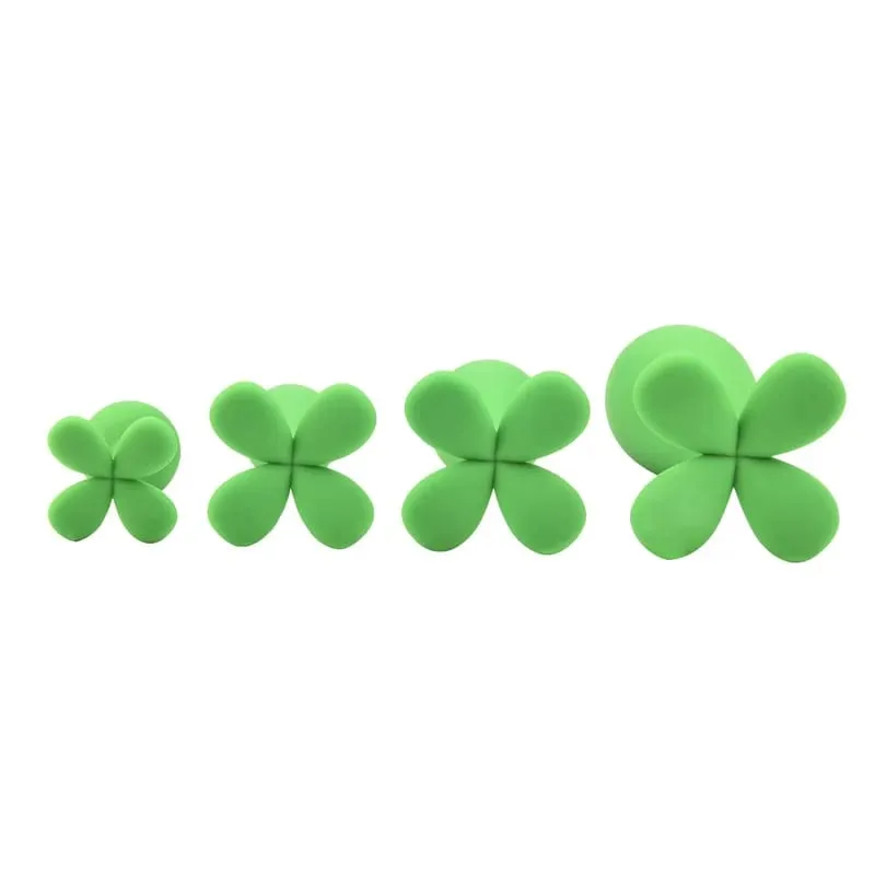 Silikone Anal Perler Butt Plug Sæt Mini Small Medium Large Anal Plug Four Leaf Clover Anal Trainer Sexlegetøj Mænd Kvinder Homoseksuelle