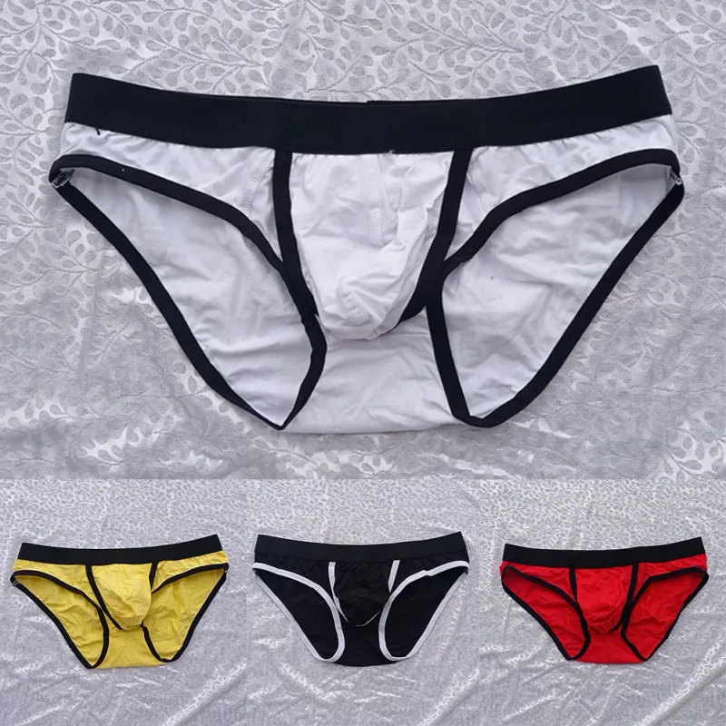 ยี่ห้อใหม่กางเกงในชายชุดชั้นในผ้าฝ้ายผสมยืดหยุ่นต่ำเอว Man M ~ 2XL กระเป๋ายืดฤดูร้อน All Seasons