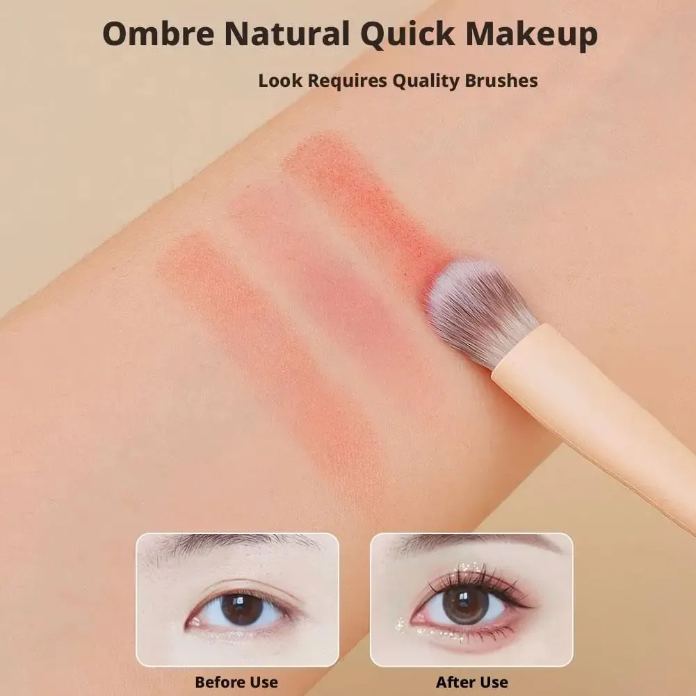NY Makeup Powder børste med øjenskygge børste børster 4 i 1 alt-i-én magnetisk sammenlåsende pulver Blush Brush Makeup Tools