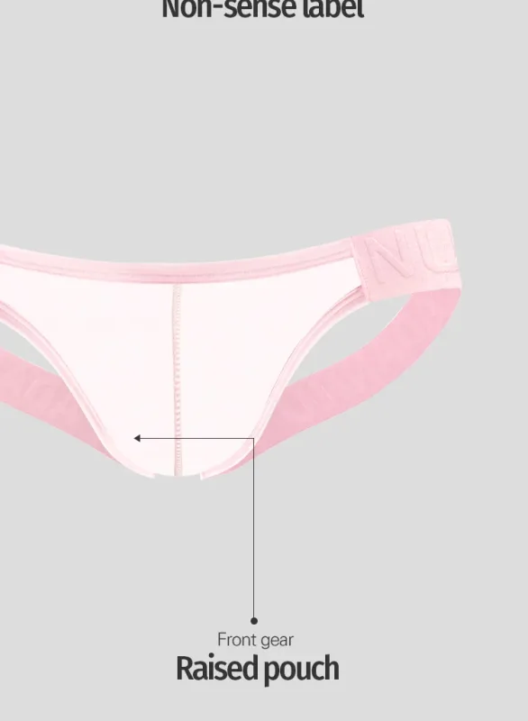 Trendy Men's Thong Comfortable Passionate Fitness Underwear Show Buttocks Personality Transparent Men Summer Triangle Brief