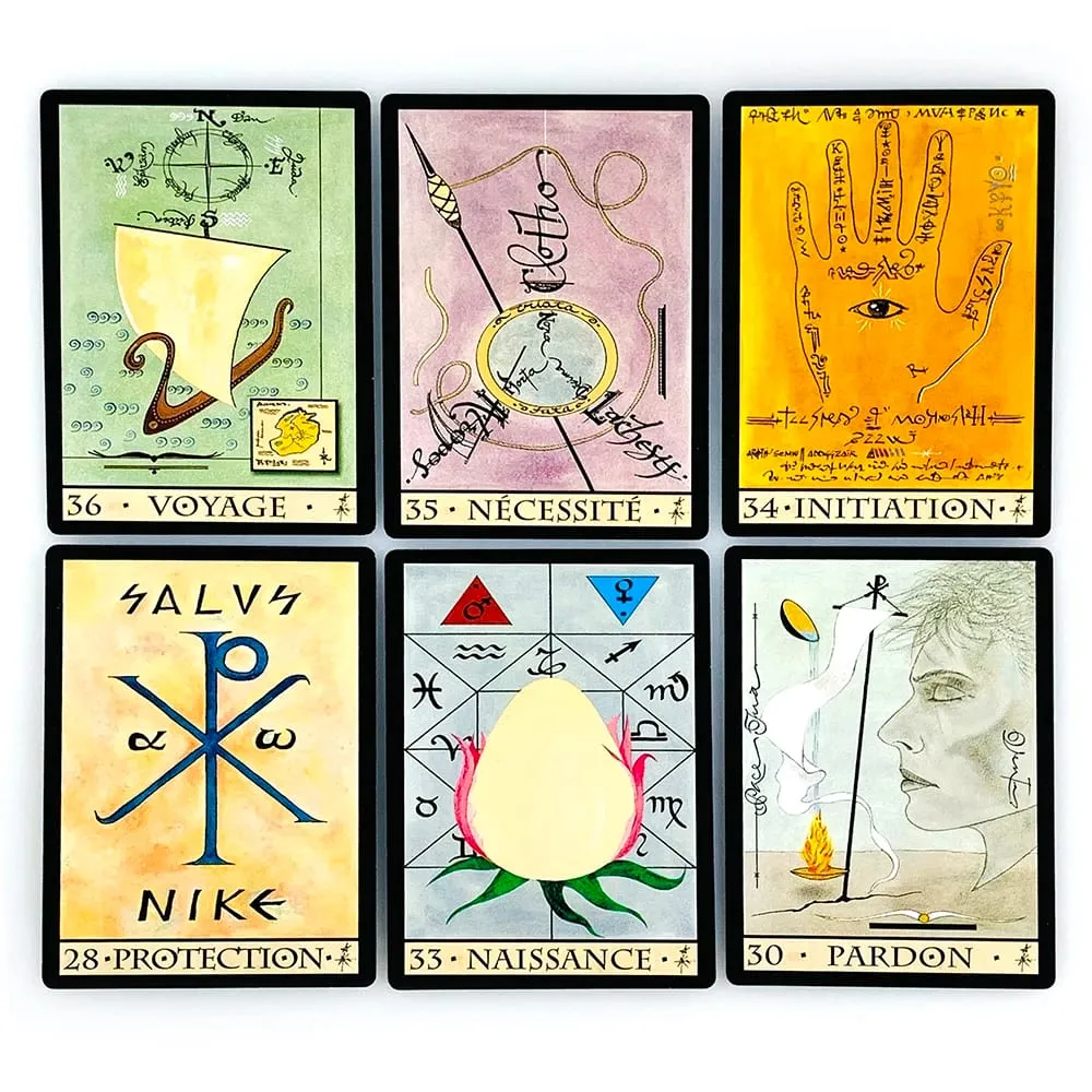 Oracle De La Triade Oracle Cards French Version Spiritual Divination Oracle Cards With Guidebook Mystical Esoteric Reading Cards