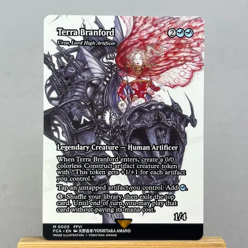 FIN FCA FIC HOLO14-Ⅰ02 Tcg Proxy Cards Vivi Ornitier Summon Bahamut Rhystic Study Y'shtola Night's Blessed