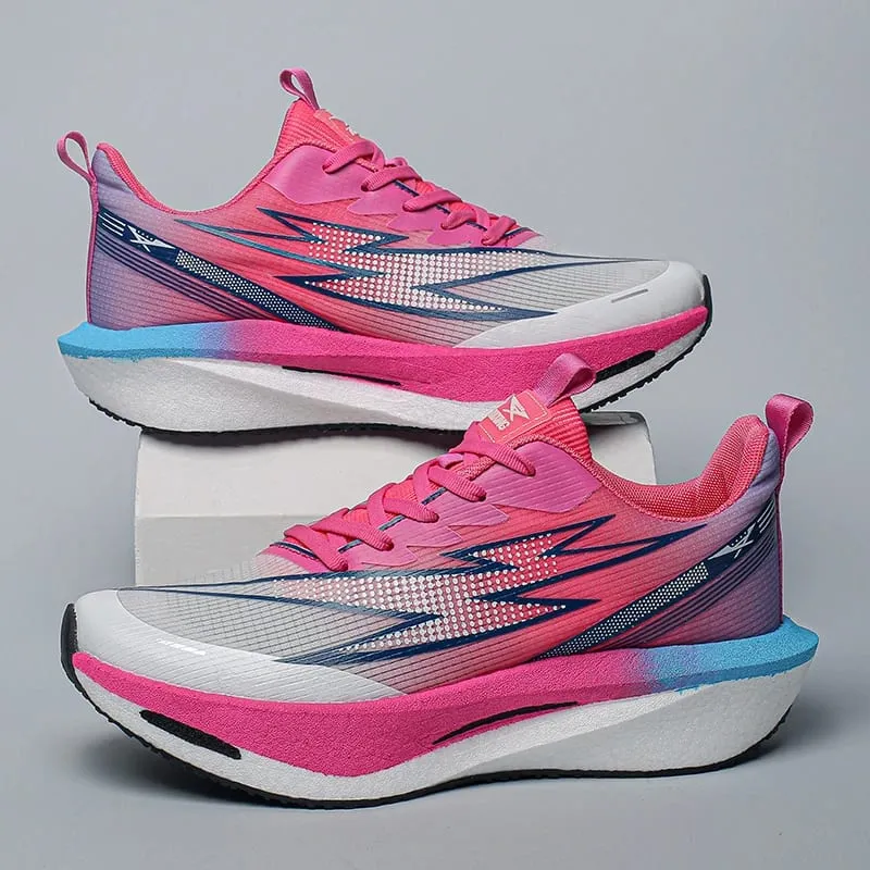 Men Running Shoes Carbon Board Speciality Marathon Sports Breathable Lightweight Women's Comfortable Athletic Leisure Sneakers