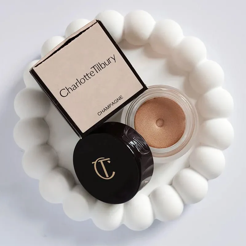 Charlotte Brand Senaste Stil 9 Färger Ögonskuggspalett & Högglans Reparation Ädelstensskiva Natur Lätt att färga Tilbury Cosmetics