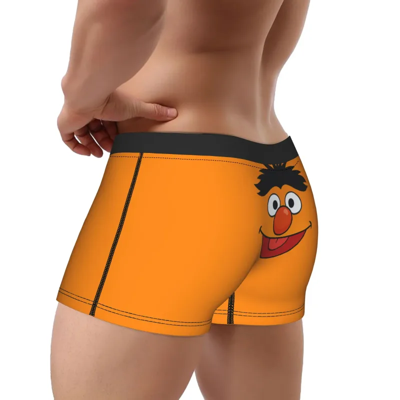 S-Sesames Streets Tango Elmo & Grover Underwear Men Shorts Briefs Funny Boxershorts Quality Customs Oversize Panties