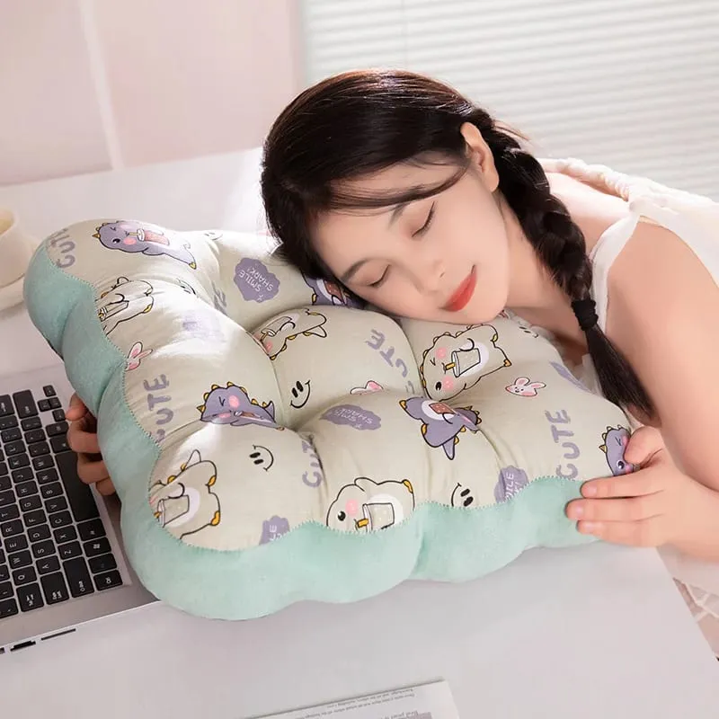 40cm Animal Paradise Car Cute Dinosaur Bear Panda Cushion Cartoon Stuffed Plushies Throw Pillow Car Chair Seat Mats Home Gifts