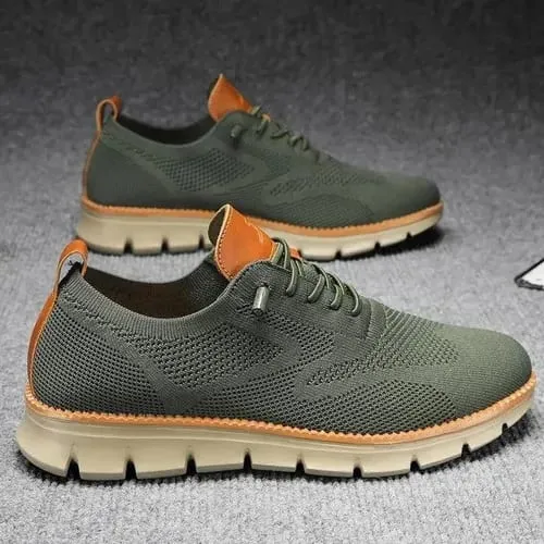 New Men's Lightweight Loafers - Breathable mesh fabric Casual Shoes Laces Comfortable Big Size Men Footwear Custom Casual Shoes