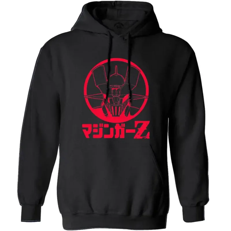 Japanese Mazinger Z Shirt Mens Cool Wear Fashion Hoodies Tops Cartoon Men Clothing Graphic Hoodied Anime Clothes Long Sleeve