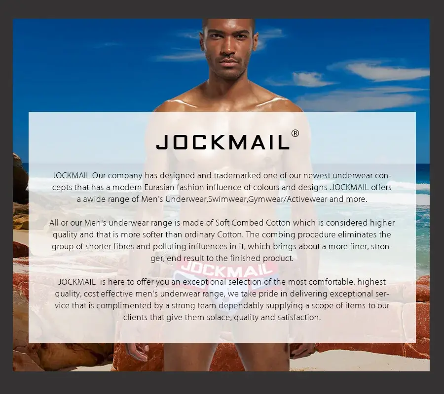 Jockmail Mens Underwear Briefs Mesh Breathable Sports Fitness Shorts Solid Color Sexy Low-rise Lingeries for Extreme Panties