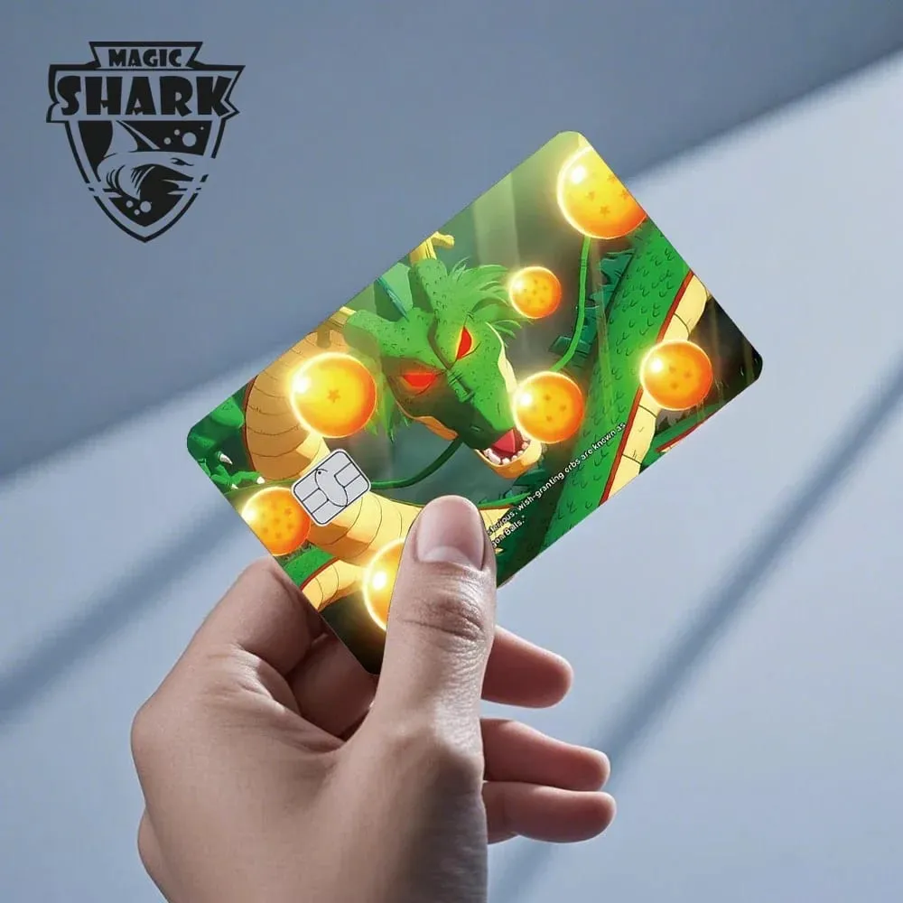 2026 Bagong Goku Frieza Anime Waterproof Skin Cover Skin Sticker para sa Credit Bank Debit Card na Walang Kupas