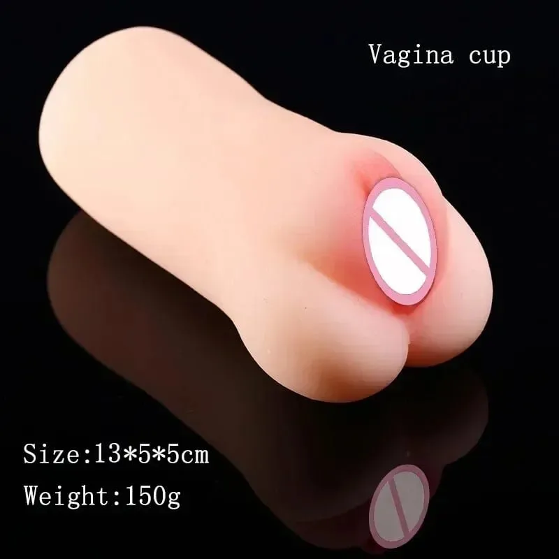 Sex Real Vagina Pussy Male Masturbator Mouth Oral Licking Anal Ass Masturbation Cup Adult Games Erotic Products Sex Toys for Men