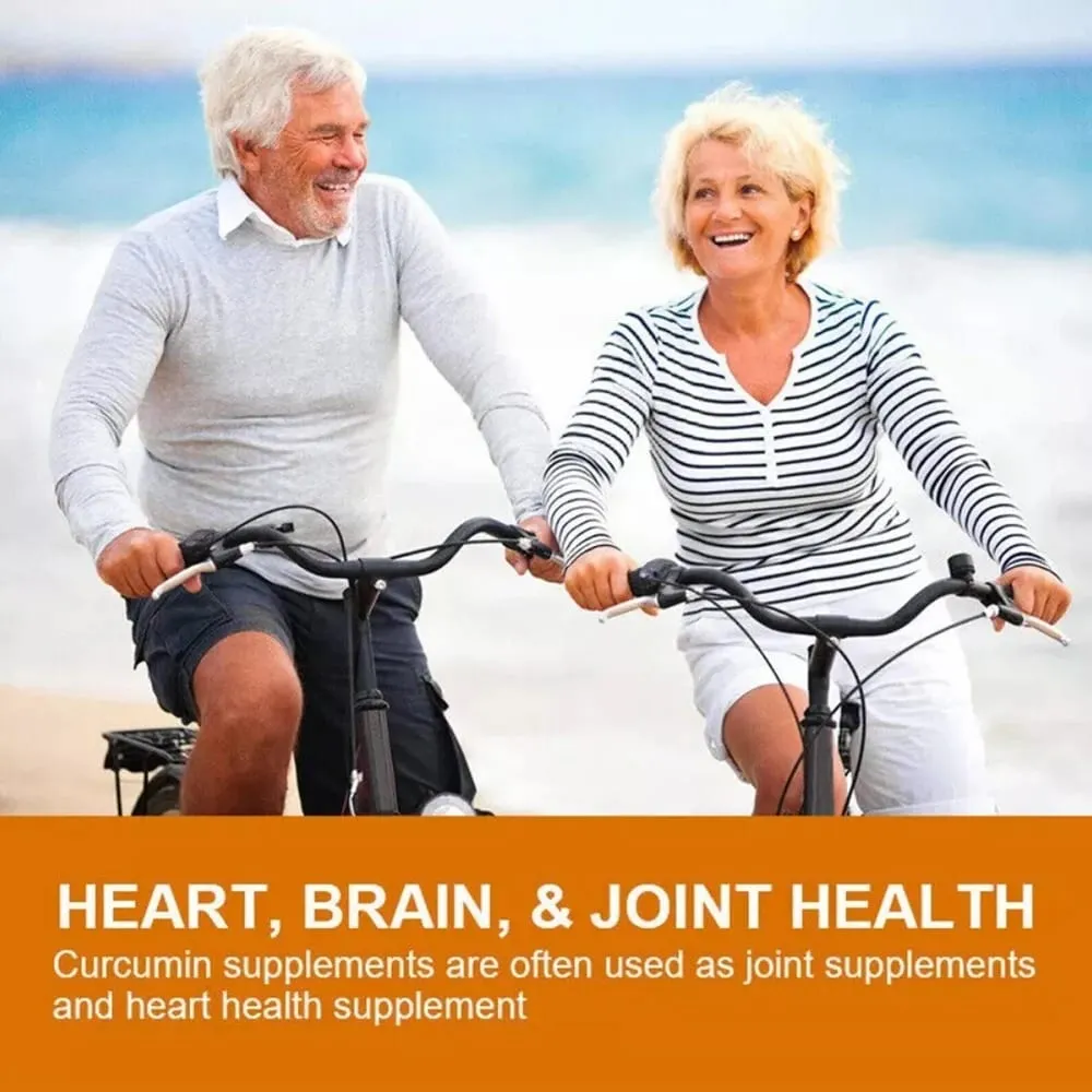 Turmeric Curcumin Capsules 2250mg Herbal Extract 95% Curcuminoids with Black Pepper Powerful Joint Support