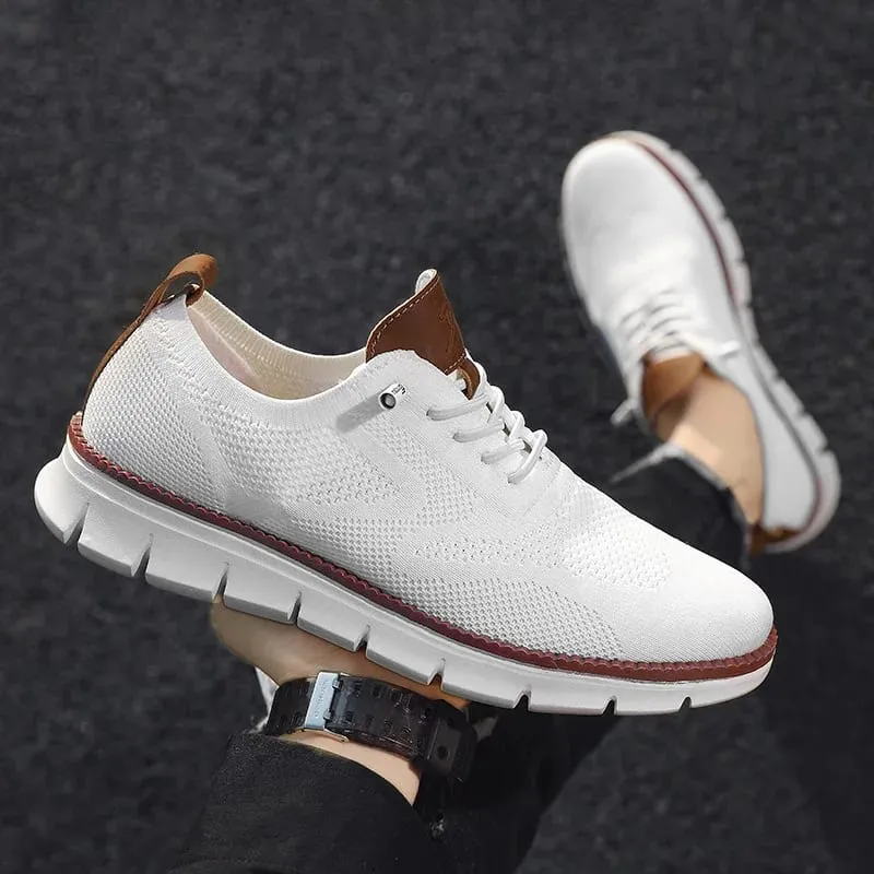 Men Casual Shoes Breeze Stylish Oxfords Fashion Formal Business Urban Breathable Shoes for Male Non Slip Dress Sneakers for Man