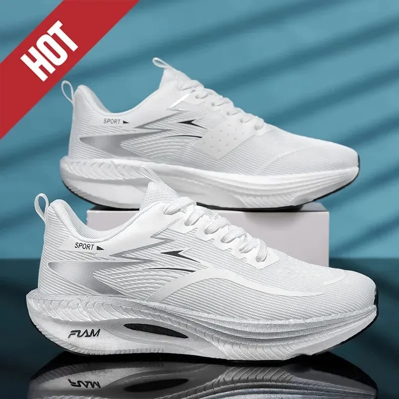 Men Women Carbon Plate Marathon Running Shoes Breathable Lightweight Non-Slip Racing Training Sports Athletic Sneakers Casual — image 16