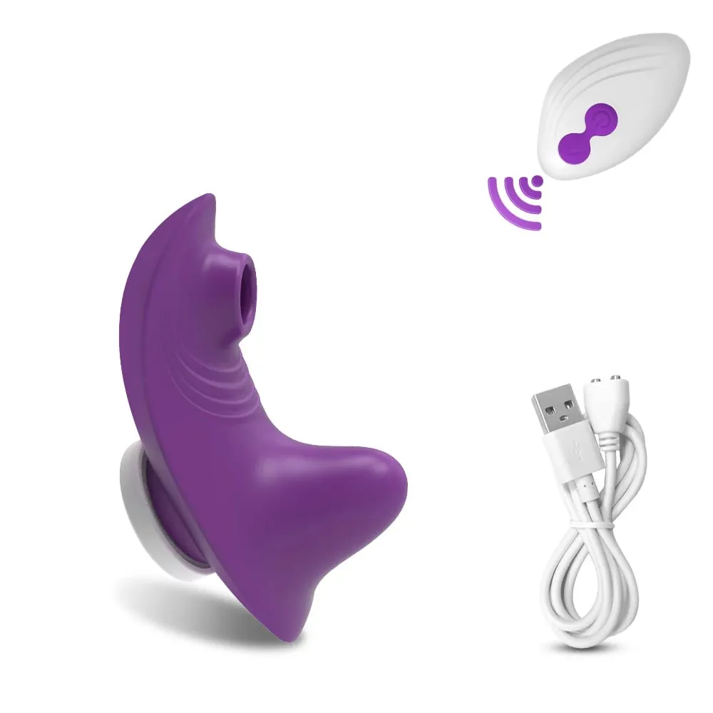 Remote Control Vibrator Mga Sex Toys para sa Babae Naisusuot na Pagsususo Vibrator Clitoris Vagina Stimulator Clit Sucker Laruan para sa Pang-adulto 18+