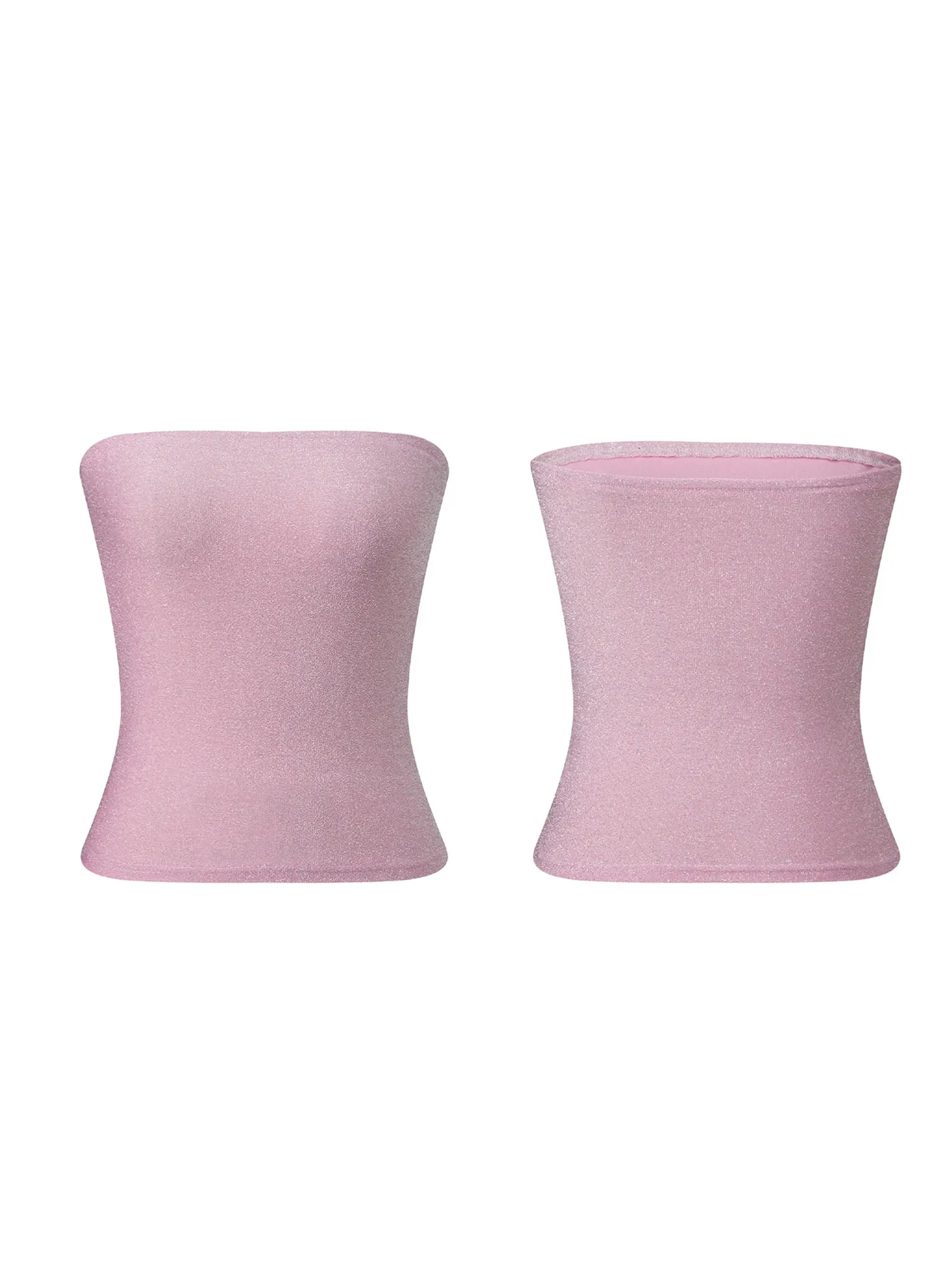 Women Sequined Tube Tops Strapless Sleeveless Slim Fit Cropped Vest 2026 Summer Club Street Tank Tops