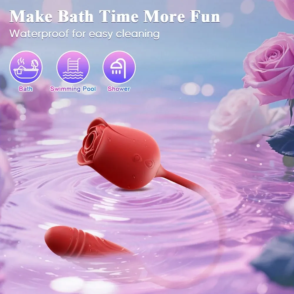 Clit Sucker Vibrator for Women Sucking Clitoris Stimulator with Thrusting Egg Female Masturbation Adult Goods Sex Toy for Women — image 6