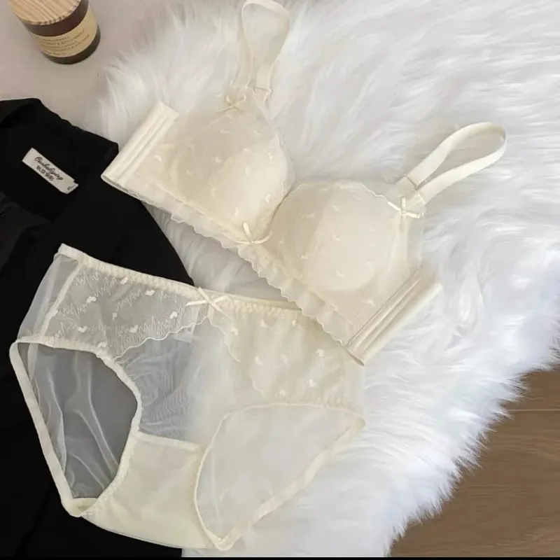 Pure Desire Breeze Push Up Bra Wireless for Small Bust Anti Sagging Breathable Comfort Lift Support AB Cup Women S-XL MOYISU