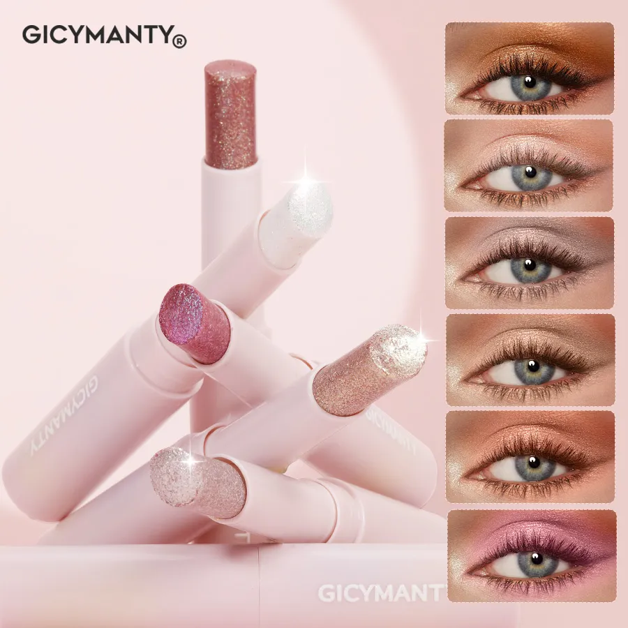 Jelly Eye Shadow Stick Water Shining Color Daily Non Flying Powder Novice Waterproof Lasting Makeup Free Liquid Eye Shadow