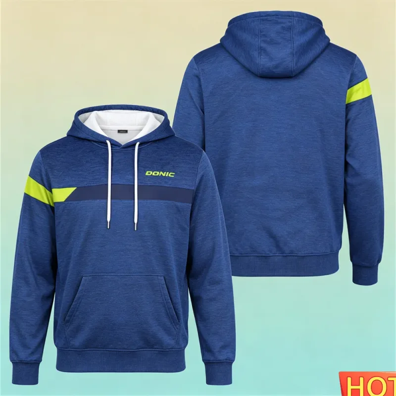 Autumn/Winter Men's Sports Hoodie Table Tennis Men's women's Hoodies Polyester Breathable Men Hoodeds Sweatshirt Sportswear tops