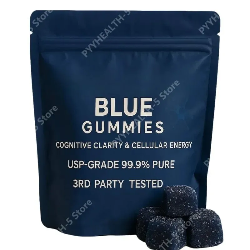 Gummy with Vitamins B2 B3 & C for For Cognitive Health & Natural Energy Lifted Mood 99.9% Pure 30 Gummies(1Pc)