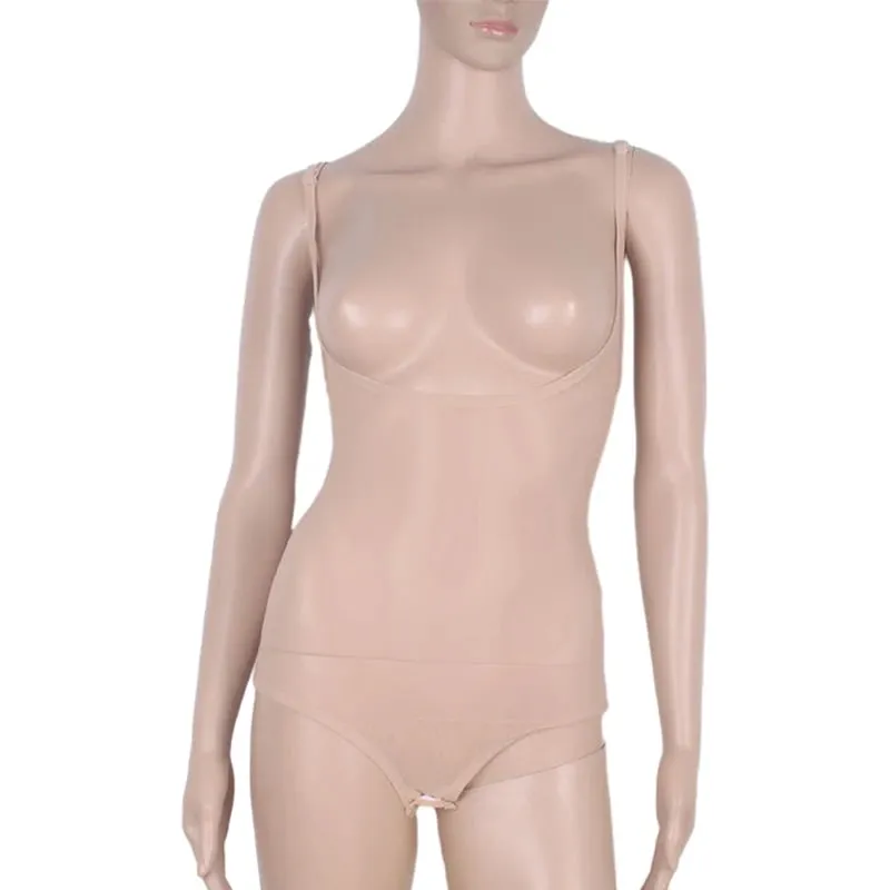 Women Vest Camisole Belly Dance Sheer Mesh Leotard Halter Neck Open Bust Bodysuit Sleeveless Dancewear Training Practice Costume