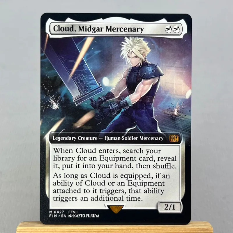 FIN HOLO14-Ⅰ01 Tcg Proxy Cards Vivi Ornitier Sephiroth Fabled SOLDIER Summon Bahamut Cloud Midgar Mercenary