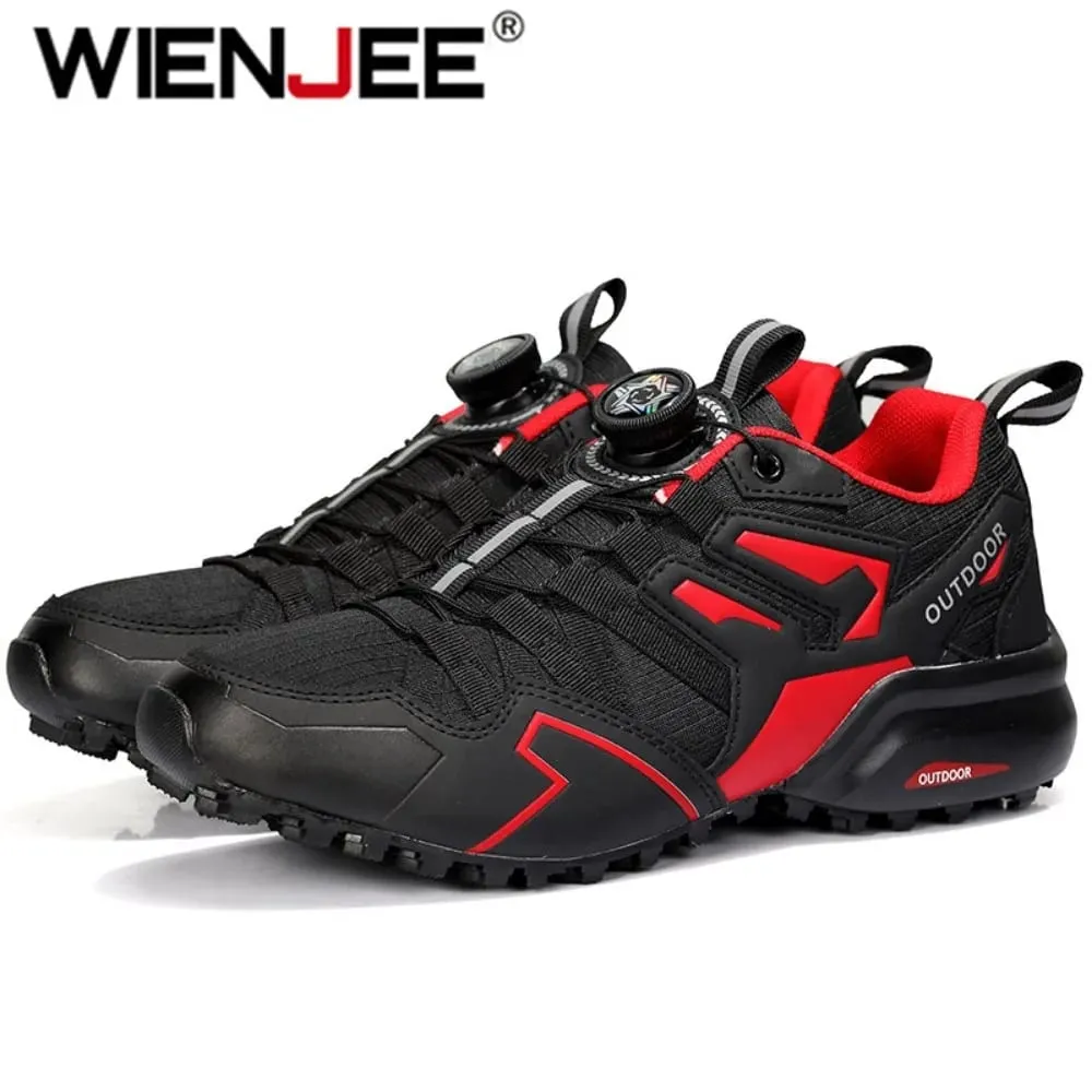 Men's Casual Sports Shoes Size 40-47 Rotating Lace-Up Men's Shoes Outdoor Non-Slip Breathable Comfortable Men's Sports Shoes
