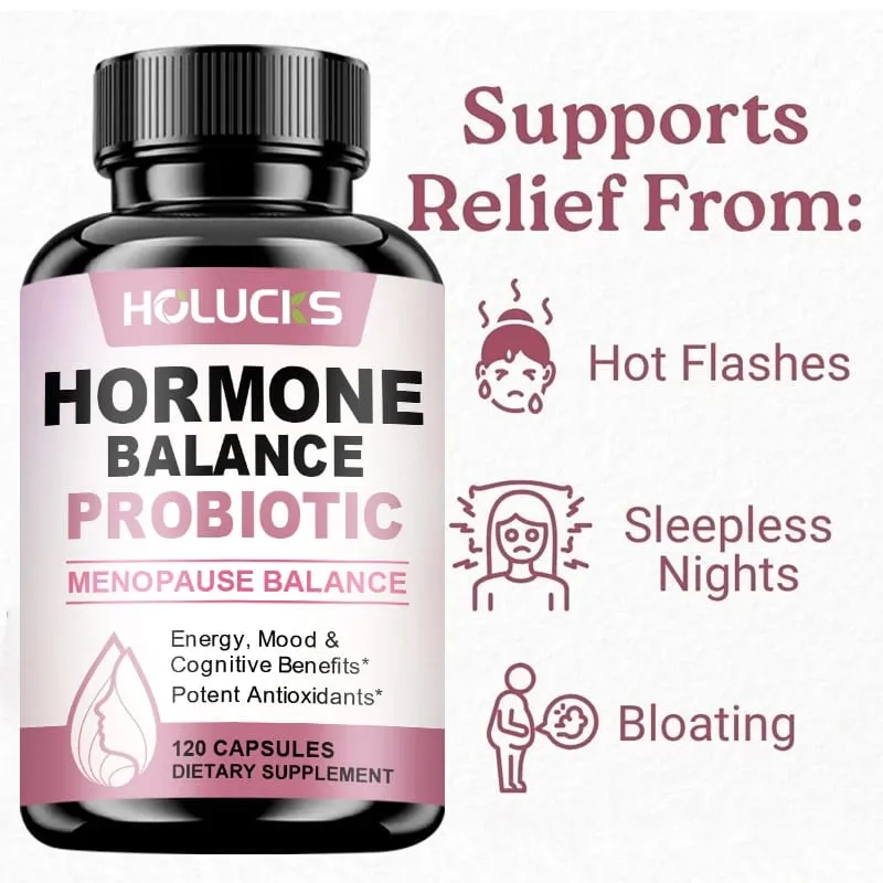 Hormone Balance Probiotic Supports Menopause Balance Relieves Fatigue Mood Swings Improve Digestion & Metabolism