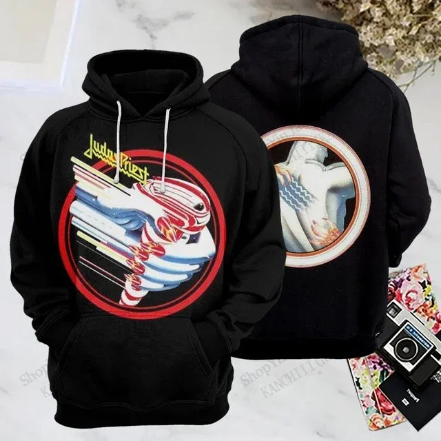 Rock Band Judas Priest 3d Print Hoodies Men Women Fashion Sports Hoodie Sweatshirt Coat Mens Sweats Men Clothes Comfort Moletom