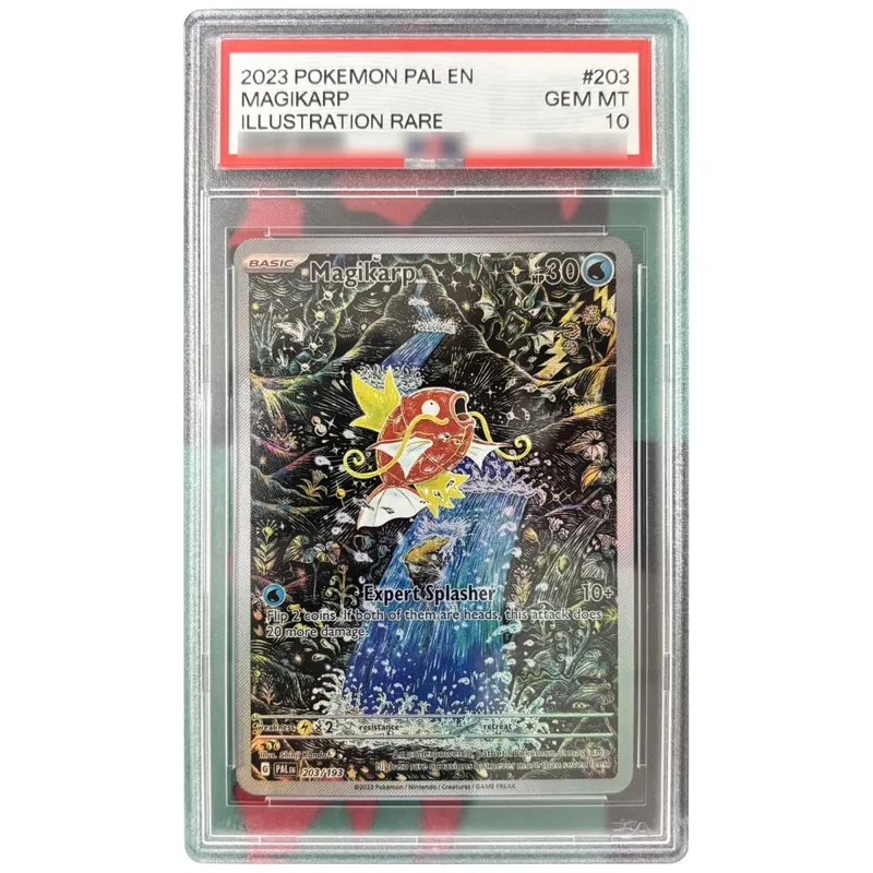 Diy Lugia Charizard Giratina 10Points Rating Card Magikarp Mew Latios Copy Version Game Anime Collection Cards Gift Toy