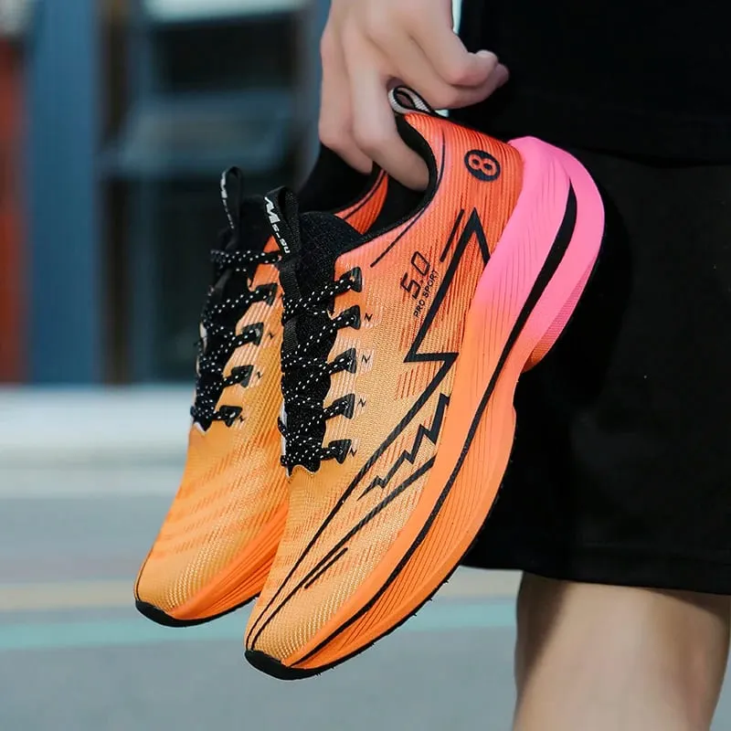 Men Sports Running Shoes Casual Marathon Lightweight Women's Comfortable Athletic Nonskid Walking Sneakers Outdoors Couple Shoes