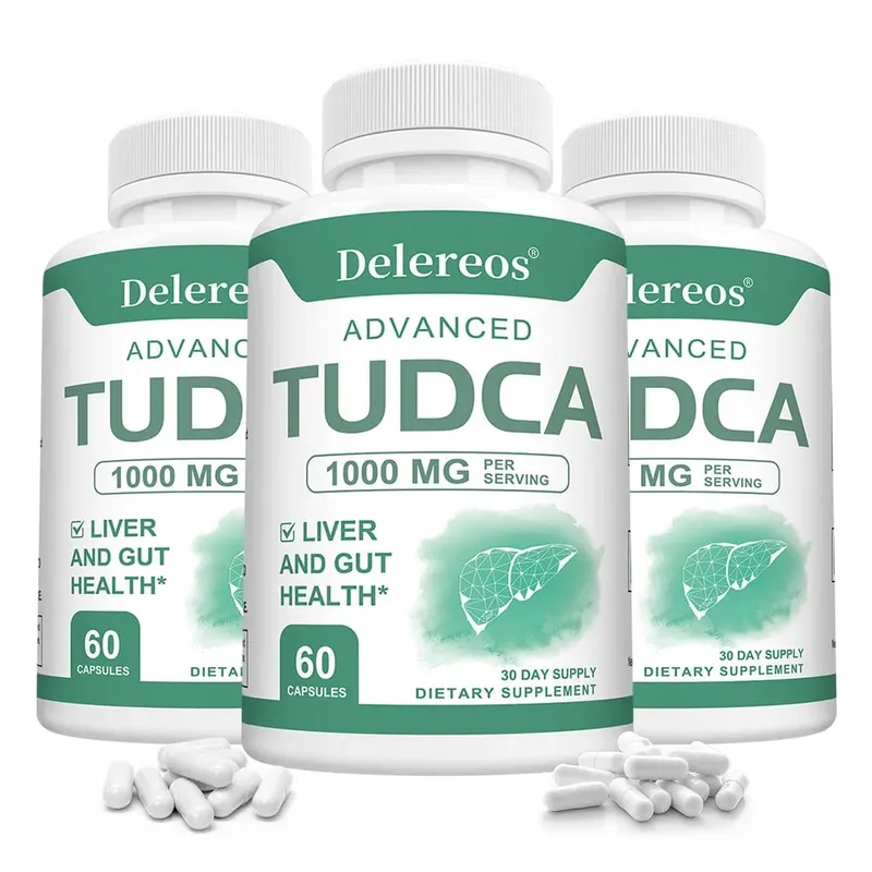 Premium TUDCA Liver Capsules 1000mg Liver Detox Cleansing & Repair Gallbladder & Kidney Support Non‑GMO Vegetarian