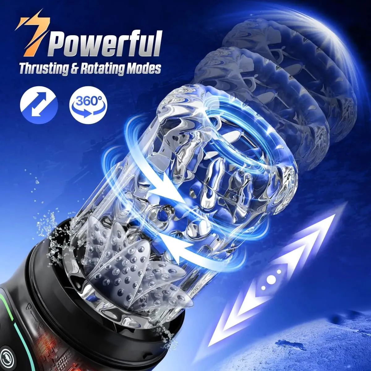 Empurrão automático rotativo masturbador masculino lambendo Stroker sucção boquete 100% bomba de pênis à prova d' água brinquedos sexuais adultos para homens