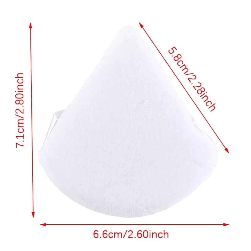 1/2/3/6 ΤΕΜ Triangle Powder Puff For Loose Powder Cosmetic Foundation Puff Makeup Tool Επαναχρησιμοποιήσιμο σφουγγάρι που πλένεται μαλακή σκόνη Puff
