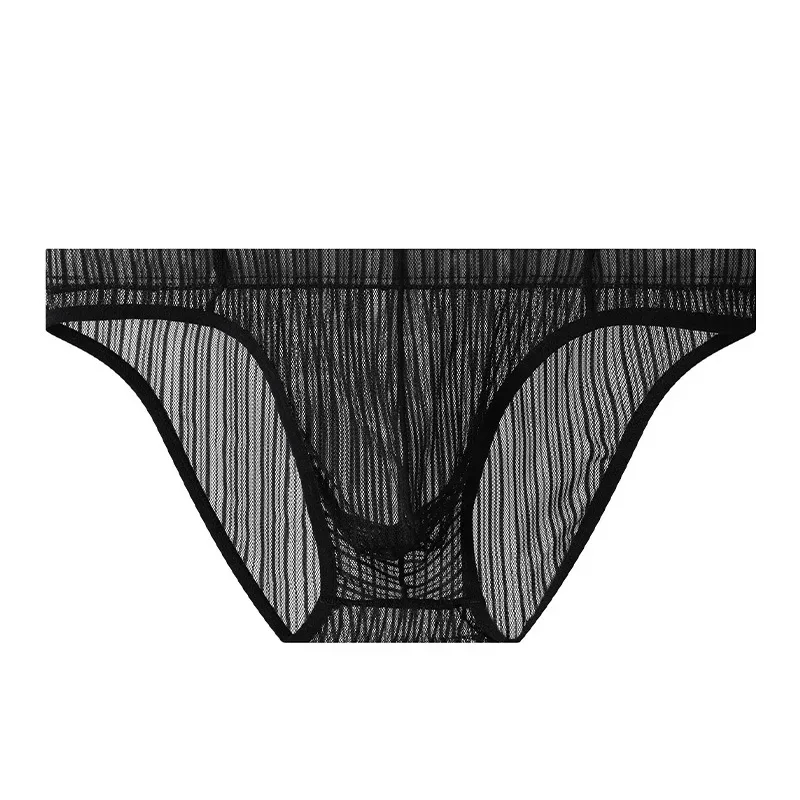 Transparent Underwear for Men See Through Briefs Bulge Pouch Underpants Soft Undies Male See Through Panty Ultra Thin Lingerie